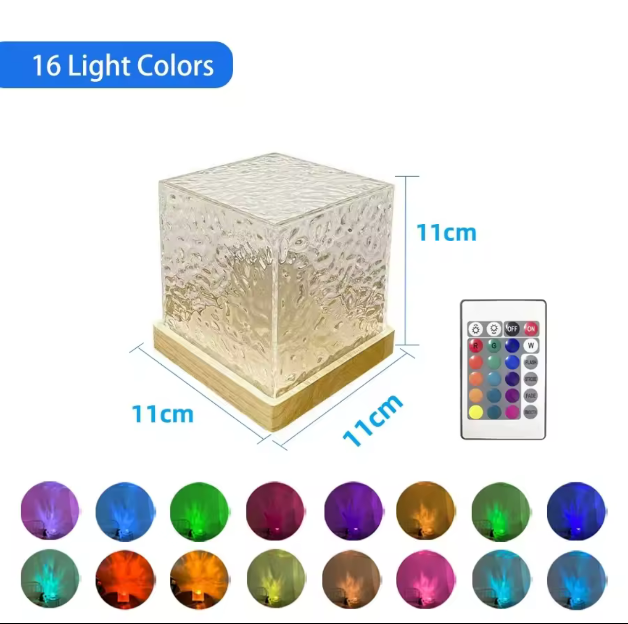 CrystalWave™ – Water Ripple Projection Lamp