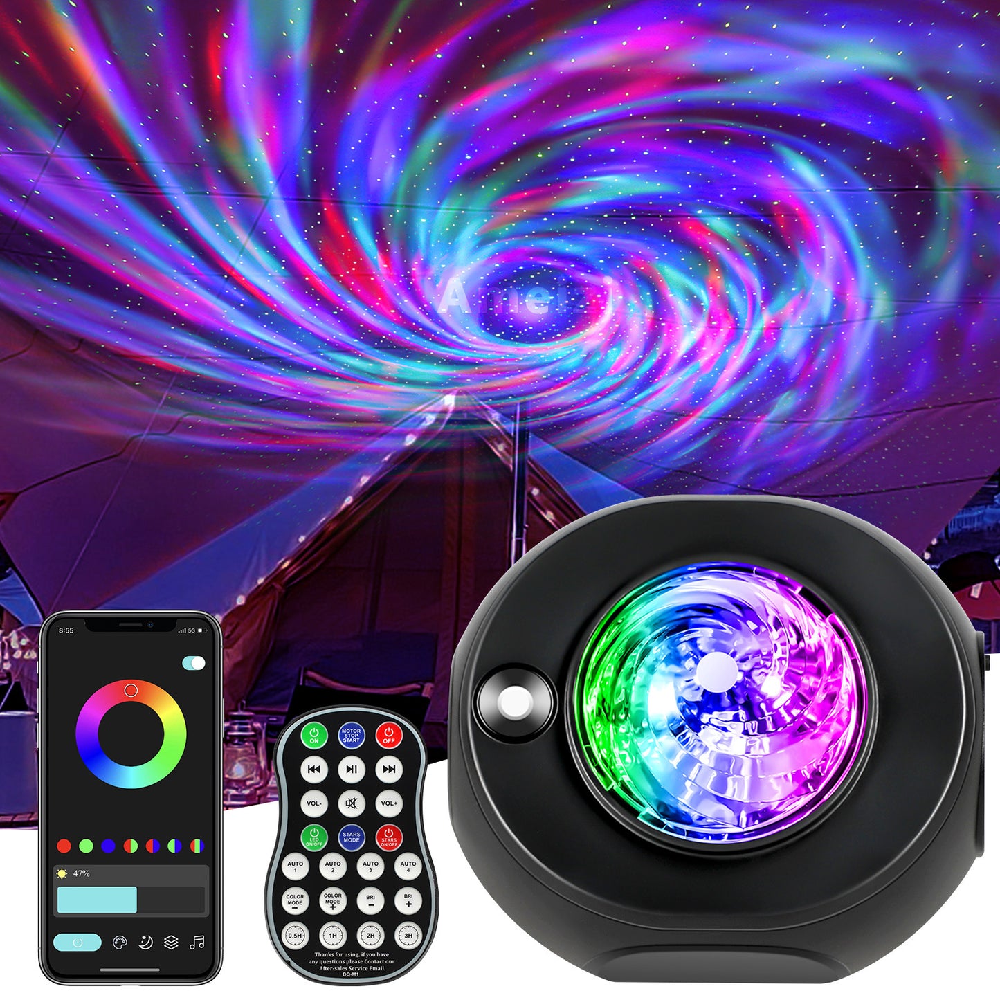 StarrySky™ Mini Galaxy Projector